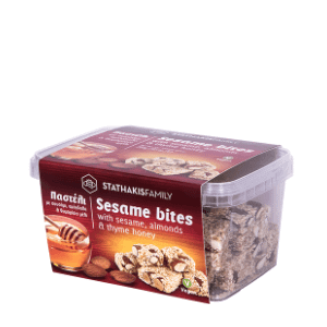 Pasteli Sesame Bites with Almonds